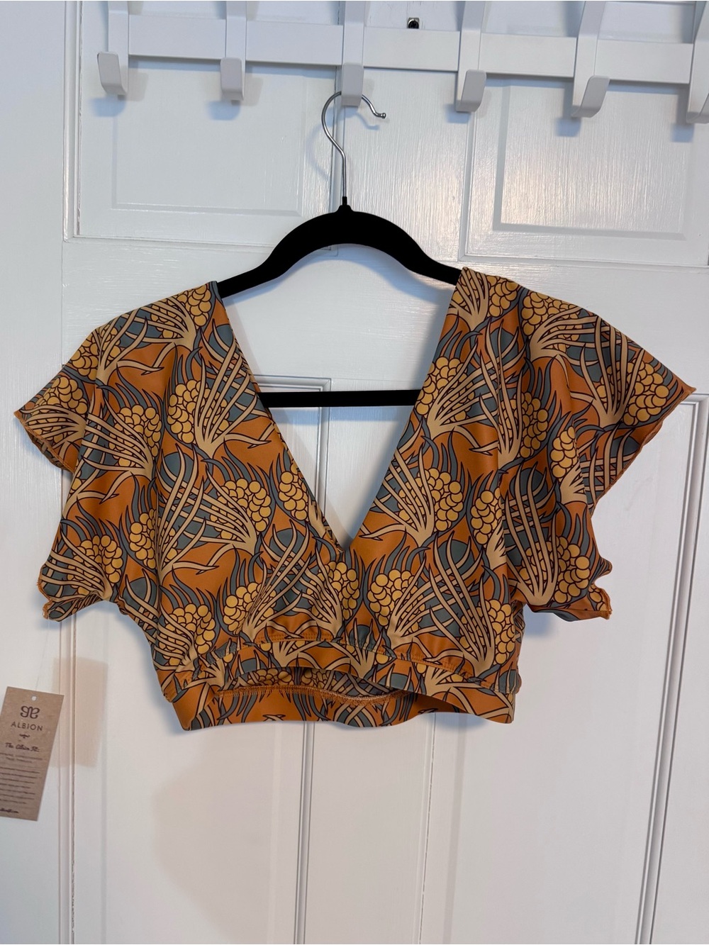 Albion | Golden Hour Cape Swim Crop Top, Size M - NWT - Picture 2 of 5